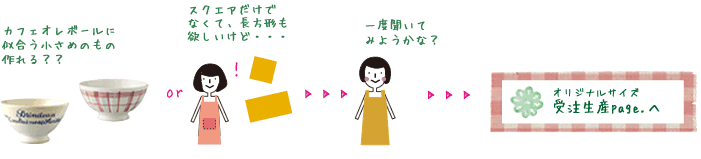 オリジナルサイズ 受注生産ページへ